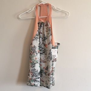 Razor back tank blouse